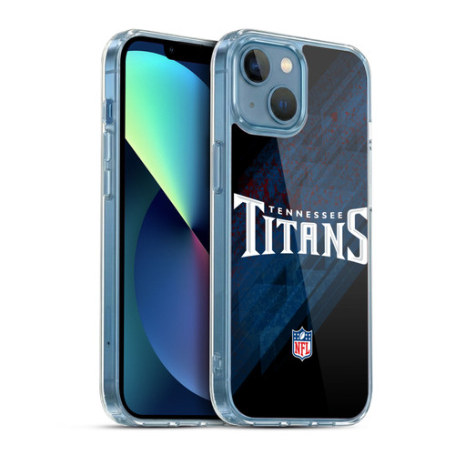NFL Tennessee Titans Logo Blur Soft Gel Case for Apple iPhone 13 Mini & MagSafe