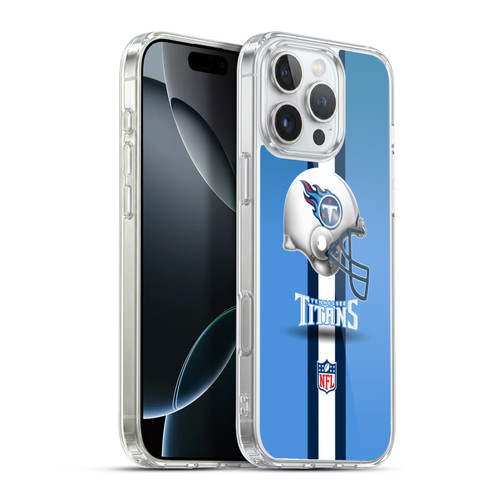 NFL Tennessee Titans Logo Helmet Soft Gel Case for Apple iPhone 16 Pro Max & MagSafe