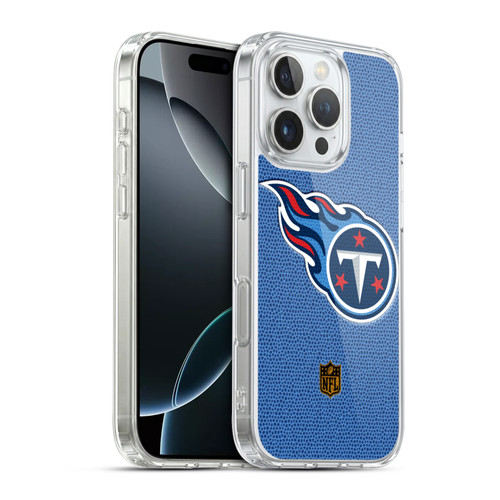 NFL Tennessee Titans Logo Football Soft Gel Case for Apple iPhone 16 Pro & MagSafe