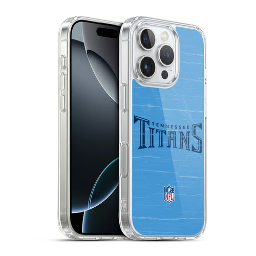NFL Tennessee Titans Logo Distressed Look Soft Gel Case for Apple iPhone 16 Pro & MagSafe