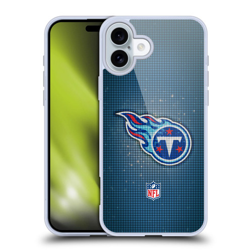 NFL Tennessee Titans Artwork LED Soft Gel Case for Apple iPhone 16 Plus
