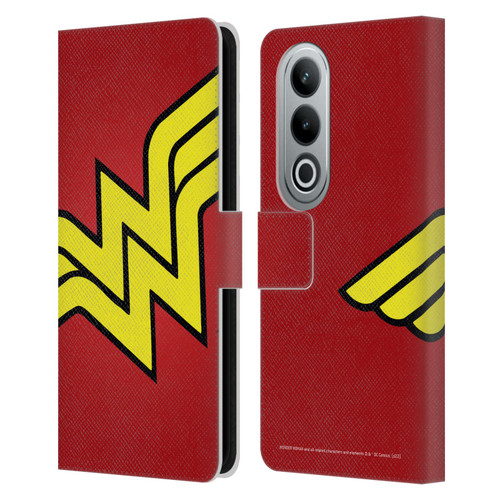 Wonder Woman DC Comics Logos Oversized Leather Book Wallet Case Cover For OPPO OnePlus Ace 3V 5G