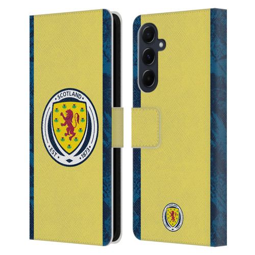 Scotland National Football Team Kits 2020 Home Goalkeeper Leather Book Wallet Case Cover For Samsung Galaxy A55 5G