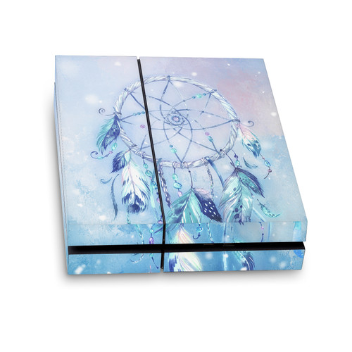 Simone Gatterwe Art Mix Blue Dreamcatcher Vinyl Sticker Skin Decal Cover for Sony PS4 Console