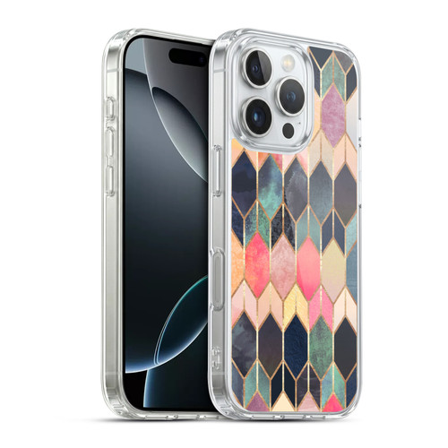 Elisabeth Fredriksson Geometric Design And Pattern Colourful Stained Glass Soft Gel Case for Apple iPhone 16 Pro & MagSafe