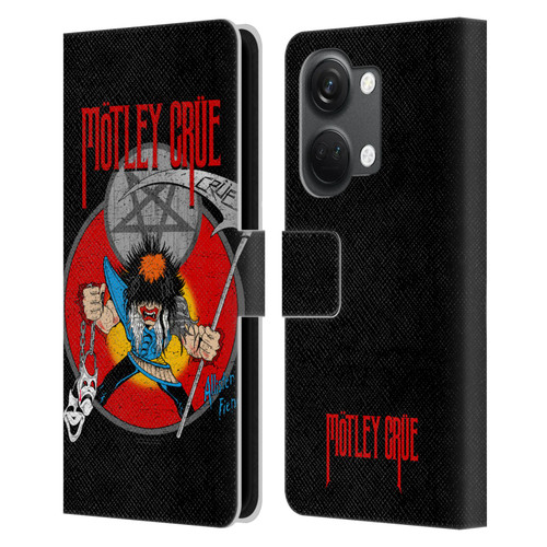Motley Crue Key Art Allister Leather Book Wallet Case Cover For OnePlus Nord 3 5G