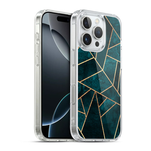 Elisabeth Fredriksson Sparkles Deep Teal Stone Soft Gel Case for Apple iPhone 16 Pro & MagSafe