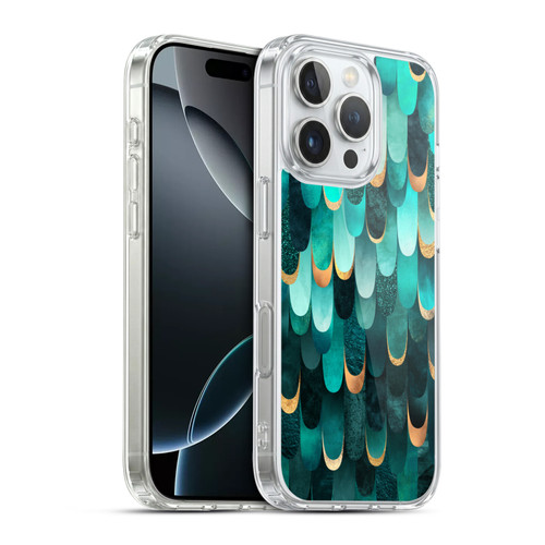 Elisabeth Fredriksson Sparkles Turquoise Soft Gel Case for Apple iPhone 16 Pro & MagSafe