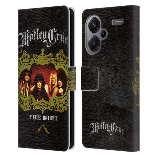 Motley Crue Key Art The Dirt Frame Leather Book Wallet Case Cover For Xiaomi Redmi Note 13 Pro Plus 5G