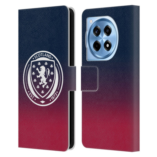 Scotland National Football Team Logo 2 Gradient Leather Book Wallet Case Cover For OnePlus 12R