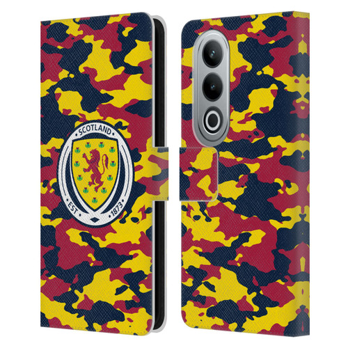 Scotland National Football Team Logo 2 Camouflage Leather Book Wallet Case Cover For OPPO OnePlus Ace 3V 5G