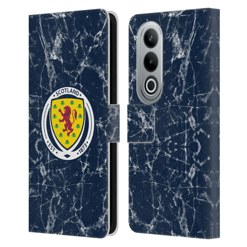 Scotland National Football Team Logo 2 Marble Leather Book Wallet Case Cover For OPPO OnePlus Ace 3V 5G
