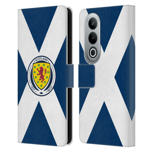 Scotland National Football Team Logo 2 Scotland Flag Leather Book Wallet Case Cover For OPPO OnePlus Ace 3V 5G