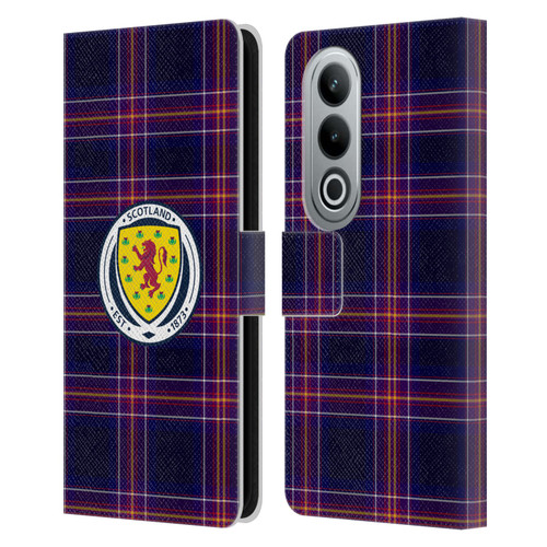 Scotland National Football Team Logo 2 Tartan Leather Book Wallet Case Cover For OPPO OnePlus Ace 3V 5G