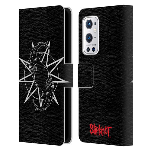 Slipknot Key Art Goat Logo Leather Book Wallet Case Cover For OnePlus 9 Pro