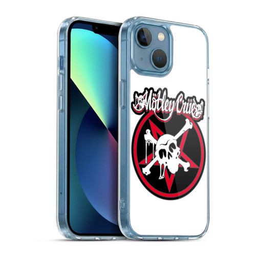 Motley Crue Logos Dr. Feelgood Skull Soft Gel Case for Apple iPhone 13 Mini & MagSafe