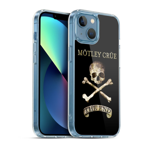 Motley Crue Logos The End Soft Gel Case for Apple iPhone 13 Mini & MagSafe