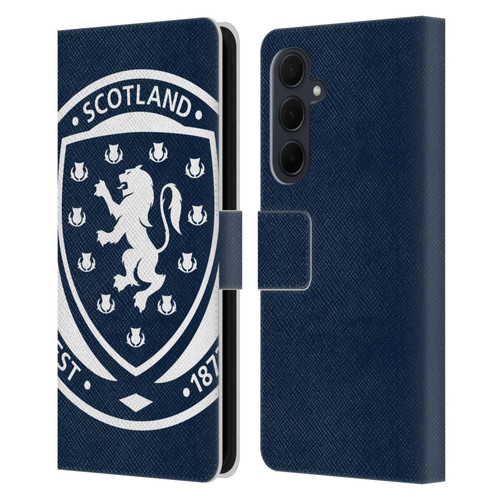 Scotland National Football Team Logo 2 Oversized Leather Book Wallet Case Cover For Samsung Galaxy A35 5G