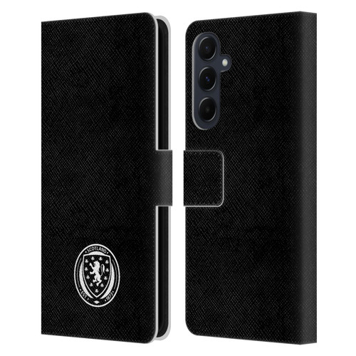Scotland National Football Team Logo 2 Plain Leather Book Wallet Case Cover For Samsung Galaxy A55 5G