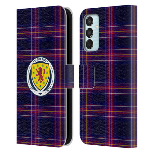 Scotland National Football Team Logo 2 Tartan Leather Book Wallet Case Cover For Samsung Galaxy M15/F15 5G