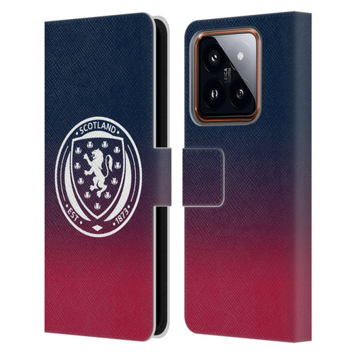 Scotland National Football Team Logo 2 Gradient Leather Book Wallet Case Cover For Xiaomi 14