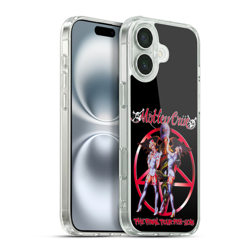 Motley Crue Tours Dr. Feelgood Final Soft Gel Case for Apple iPhone 16 Plus & MagSafe