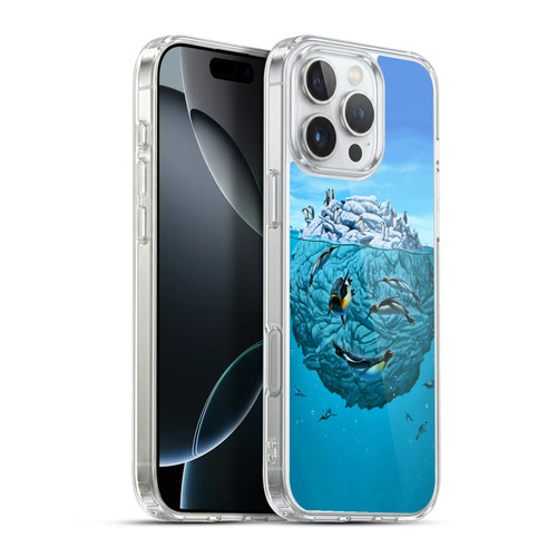 Vincent Hie Graphics Penguin Wink Soft Gel Case for Apple iPhone 16 Pro Max & MagSafe