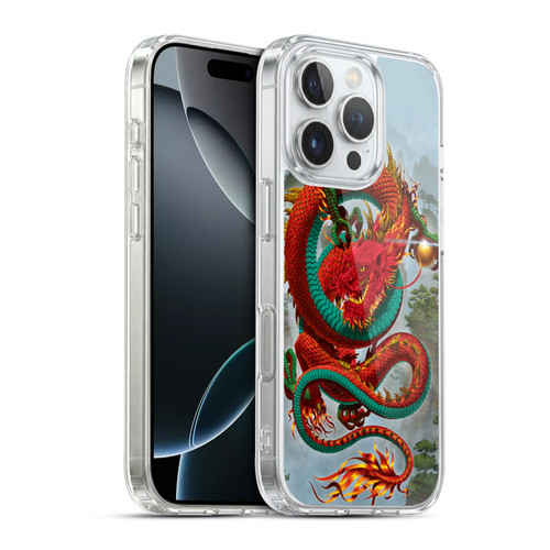Vincent Hie Graphics Good Fortune Dragon Soft Gel Case for Apple iPhone 16 Pro & MagSafe