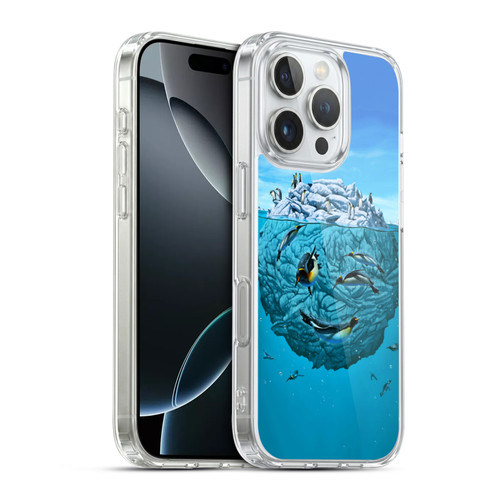 Vincent Hie Graphics Penguin Wink Soft Gel Case for Apple iPhone 16 Pro & MagSafe