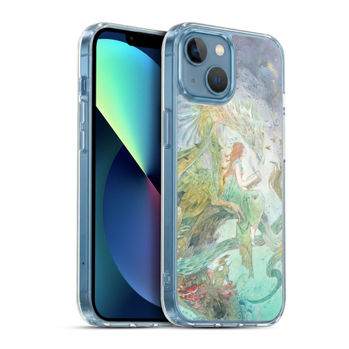 Stephanie Law Art Transcribing The Wind Soft Gel Case for Apple iPhone 13 Mini & MagSafe