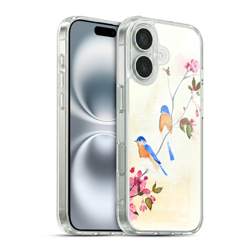Mai Autumn Birds Blossoms Soft Gel Case for Apple iPhone 16 & MagSafe