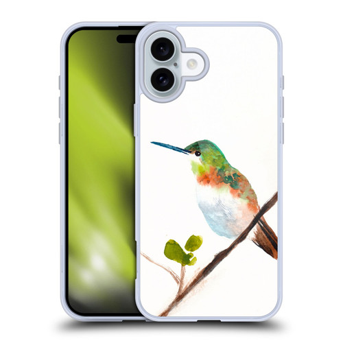 Mai Autumn Birds Hummingbird Soft Gel Case for Apple iPhone 16 Plus