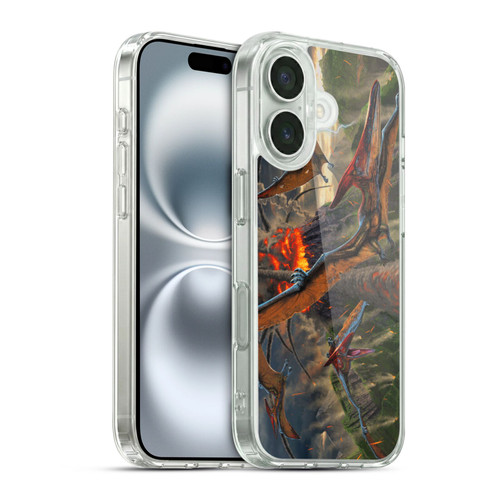 Vincent Hie Key Art Eruption Soft Gel Case for Apple iPhone 16 & MagSafe