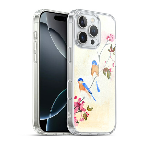 Mai Autumn Birds Blossoms Soft Gel Case for Apple iPhone 16 Pro & MagSafe