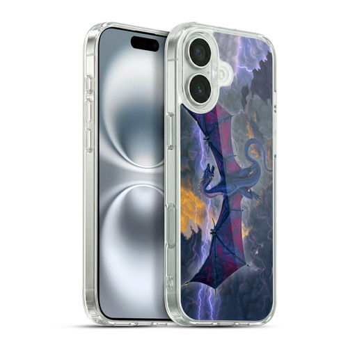 Vincent Hie Key Art Thunder Dragon Soft Gel Case for Apple iPhone 16 Plus & MagSafe