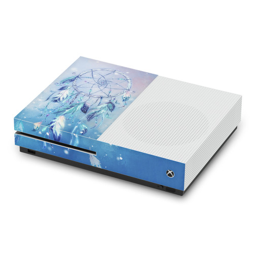 Simone Gatterwe Art Mix Blue Dreamcatcher Vinyl Sticker Skin Decal Cover for Microsoft Xbox One S Console