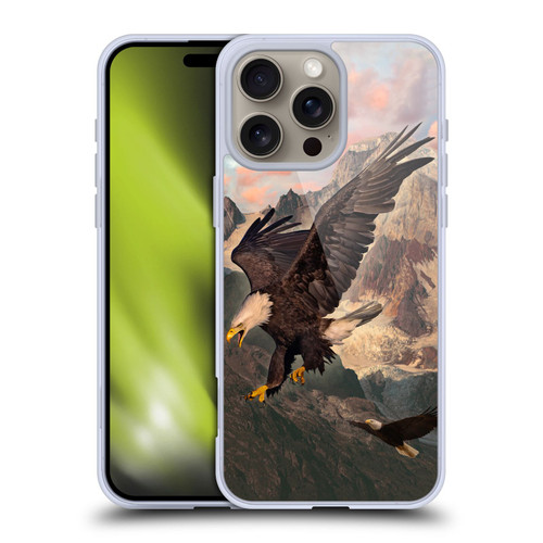 Vincent Hie Key Art Eagle Strike Soft Gel Case for Apple iPhone 16 Pro Max
