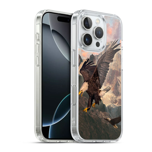 Vincent Hie Key Art Eagle Strike Soft Gel Case for Apple iPhone 16 Pro & MagSafe