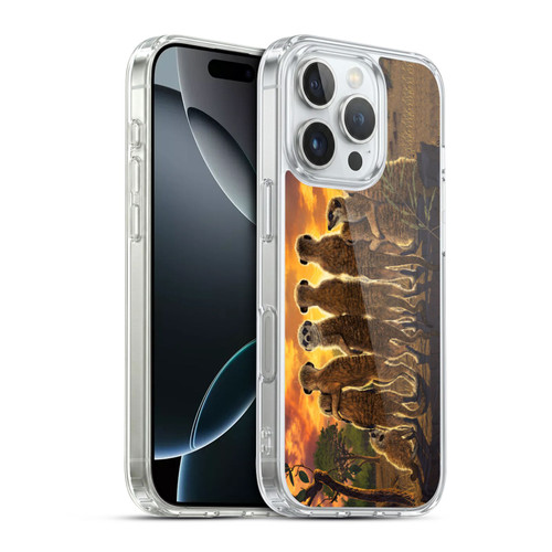 Vincent Hie Key Art Meerkat Family Soft Gel Case for Apple iPhone 16 Pro & MagSafe