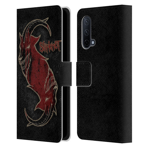 Slipknot Key Art Red Goat Leather Book Wallet Case Cover For OnePlus Nord CE 5G