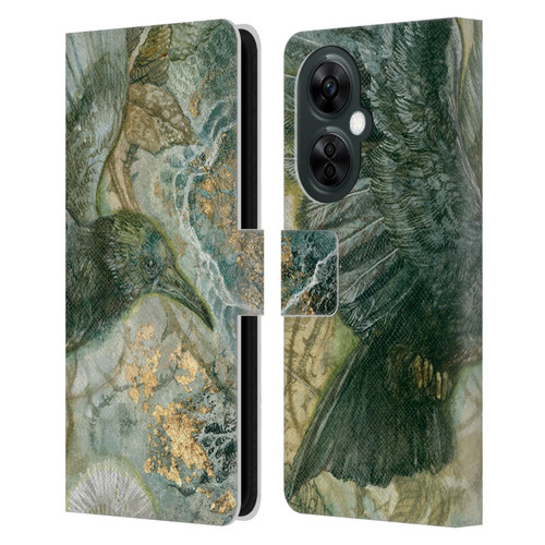 Stephanie Law Birds Detached Shadow Leather Book Wallet Case Cover For OnePlus Nord CE 3 Lite 5G
