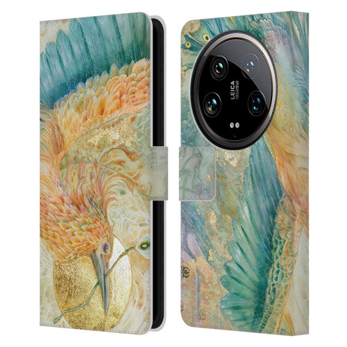 Stephanie Law Birds The Blue Above Leather Book Wallet Case Cover For Xiaomi 14 Ultra