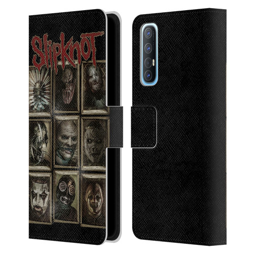Slipknot Key Art Covered Faces Leather Book Wallet Case Cover For OPPO Find X2 Neo 5G