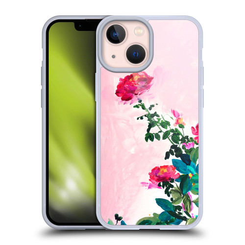 Mai Autumn Floral Garden Rose Soft Gel Case for Apple iPhone 13 Mini