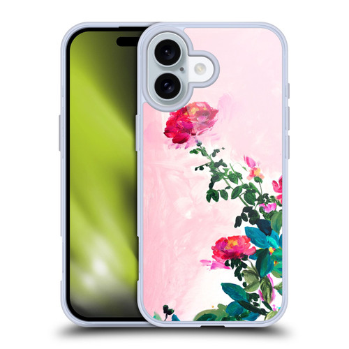 Mai Autumn Floral Garden Rose Soft Gel Case for Apple iPhone 16