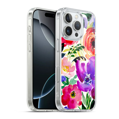 Mai Autumn Floral Garden Bloom Soft Gel Case for Apple iPhone 16 Pro & MagSafe