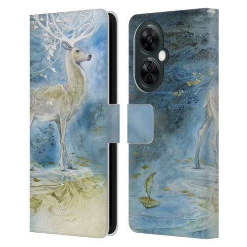 Stephanie Law Stag Sonata Cycle Deer Leather Book Wallet Case Cover For OnePlus Nord CE 3 Lite 5G