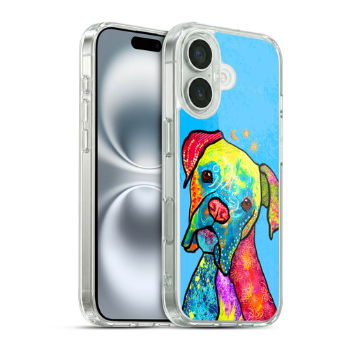 Duirwaigh Animals Boxer Dog Soft Gel Case for Apple iPhone 16 & MagSafe