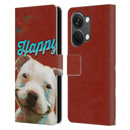 Duirwaigh Animals Pitbull Dog Leather Book Wallet Case Cover For OnePlus Nord 3 5G