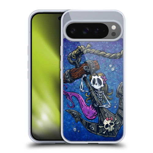 David Lozeau Colourful Grunge Mermaid Anchor Soft Gel Case for Google Pixel 9 Pro XL